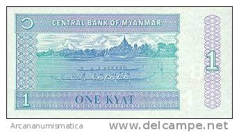 BIRMANIA/MYANMAR  1 KYAT 1996  KM#69  PLANCHA/UNC   DL-4437 - Myanmar