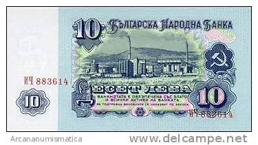 BULGARIA  10  LEVA  1974  KM#96   PLANCHA/UNC   DL-4597 - Bulgarien