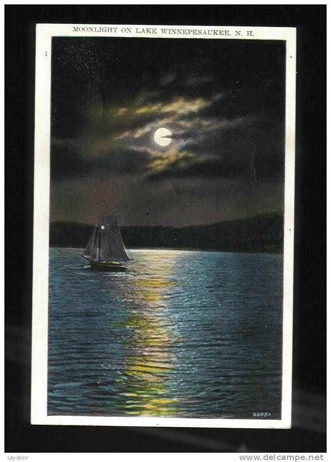 Moonlight On Lake Winnepesaukee, New Hampshire - Sonstige & Ohne Zuordnung