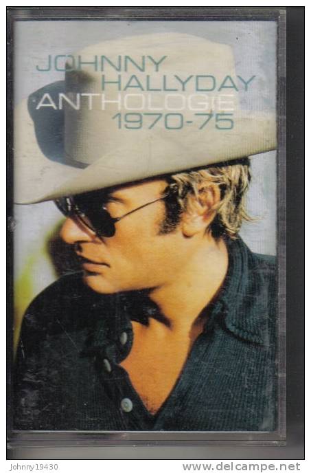 K7 Audio - JOHNNY HALLYDAY " ANTHOLOGIE 1970-75 "  20 TITRES - Audio Tapes