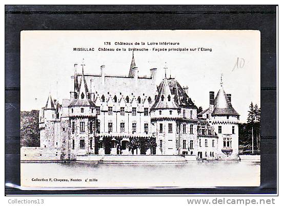 LOIRE ATLANTIQUE - Missillac - Château De La Brétesche - Façade Principale Sur L'étang - Missillac