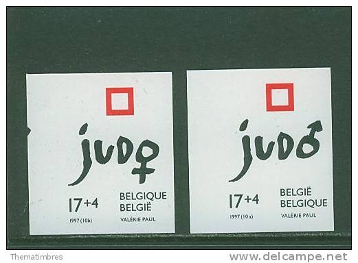 ALA0212 Judo NON DENTELE 2704 à 2705 Belgique 1997 Neuf ** - Judo