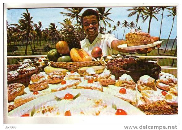 GOOD ST LUCIA POSTCARD - Caribbean Gastronomia - Cafes