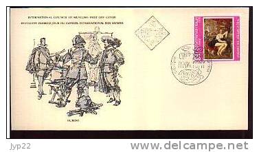 Jolie FDC 1er Jour Bulgarie Tableau Peinture Peintre Rubens Tp Obl CAD 1978 ... Voir Détail !! - Lettres & Documents