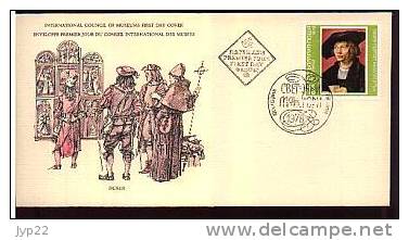 Jolie FDC 1er Jour Bulgarie Tableau Peinture Peintre Dürer - Tp Obl CAD 1978 ... Voir Détail !! - Brieven En Documenten