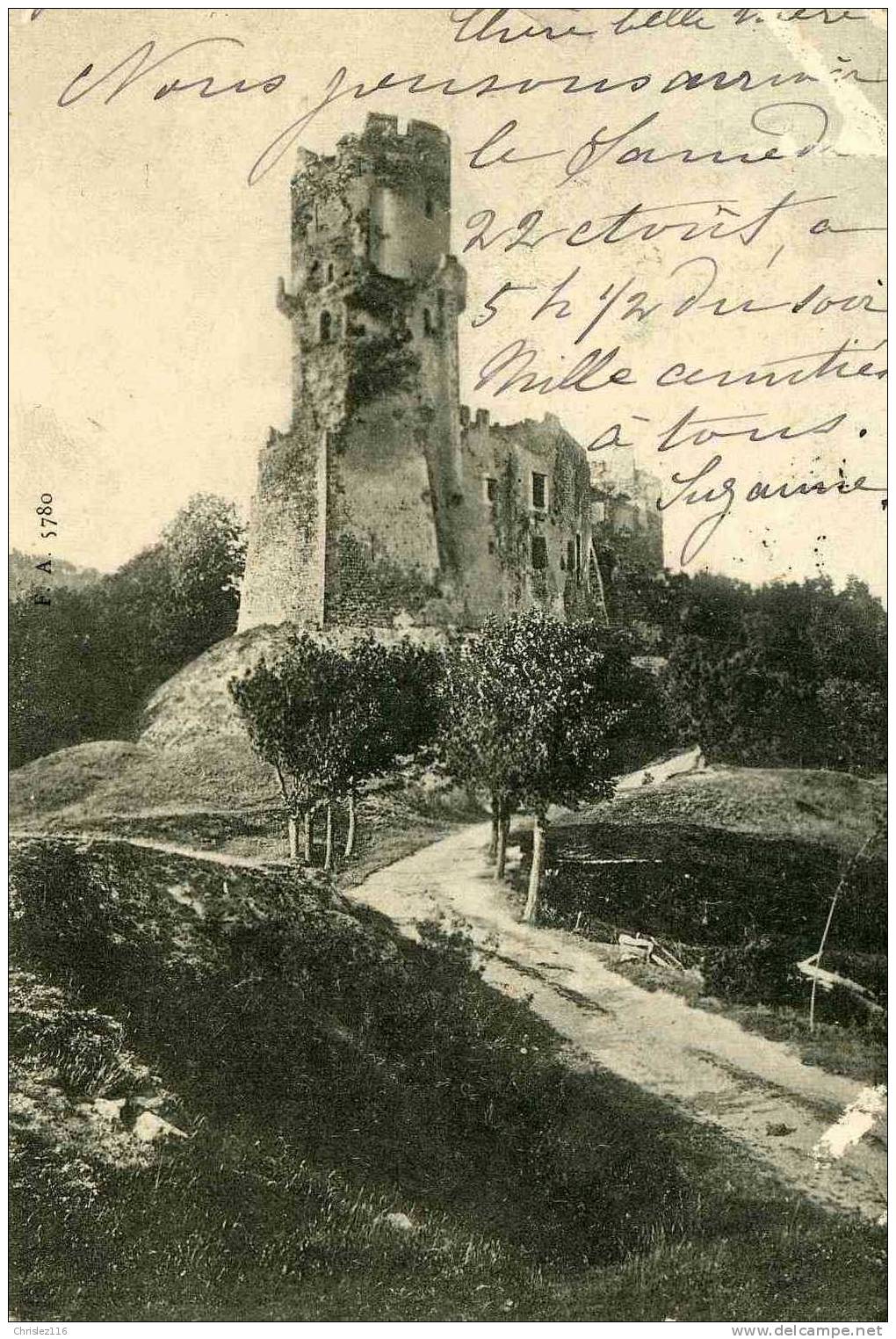 63 AUVERGNE ILLUSTREE Château De Tournoël   Précurseur  1903 - Volvic