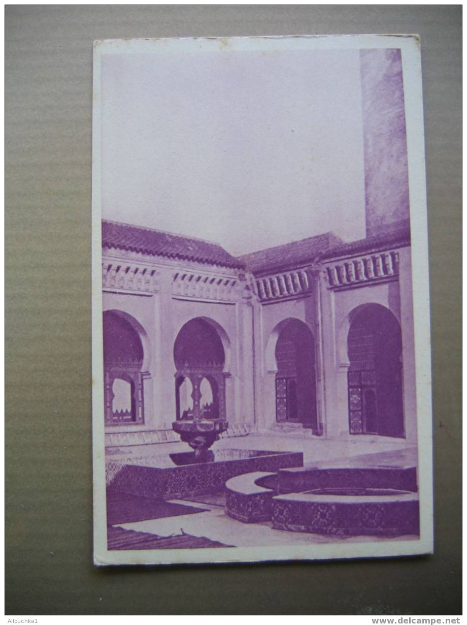 ALGERIE " EX COLONIE FRANCAISE " CENTENAIRE EN 1930  TLEMCEN COUR GRANDE   MOSQUEE  TERRE ACCUEILLANTE /SITE INOUBLIABLE - Tlemcen