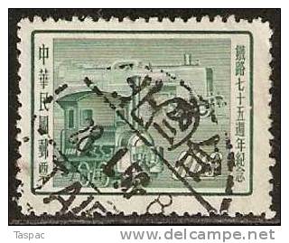 Taiwan 1956 Mi# 243 Used - 75th Anniversary Of Chinese Railroads - Used Stamps