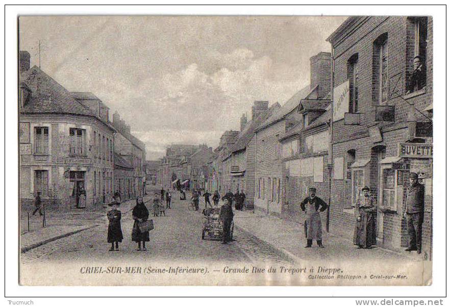 F3265 - CRIEL-SUR-MER - Grande Rue Du Tréport à Dieppe - Criel Sur Mer