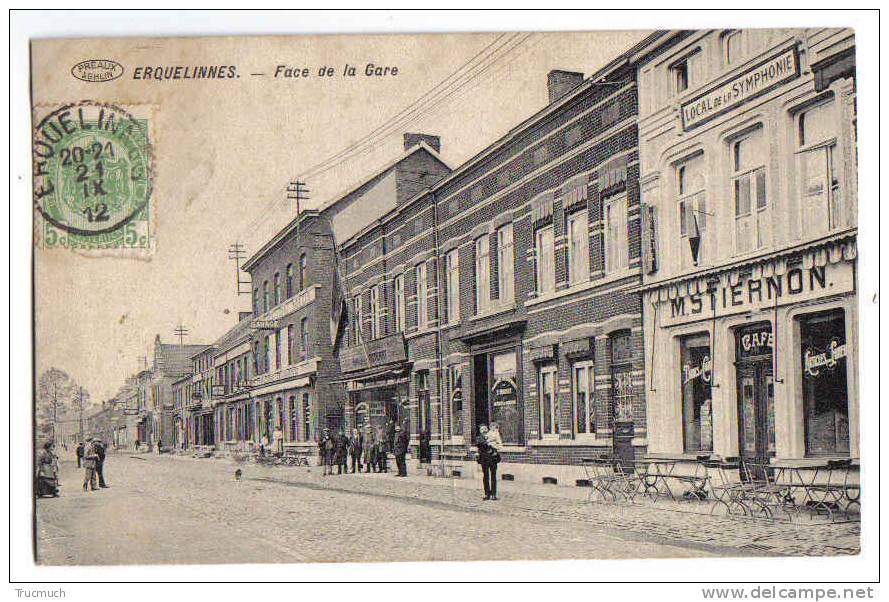 C3726 - ERQUELINNES - Face De La Gare - Erquelinnes