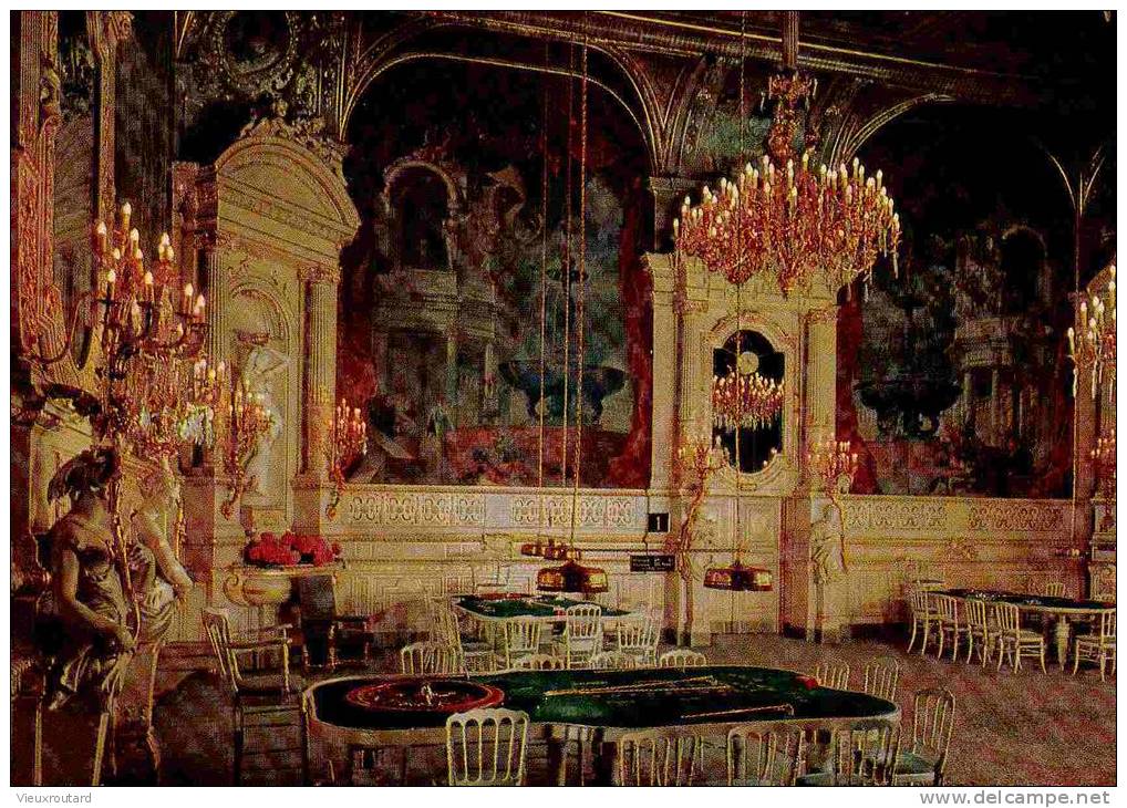 CPSM. CASINO BADEN BADEN. SALLE LOUIS 13 . GRUNER SAAL. - Casinos