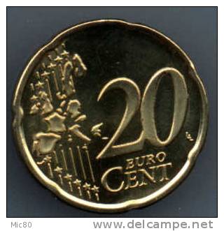 Rare! Finlande 20 Cts Euro 2000 Spl+/fdc - Finlande