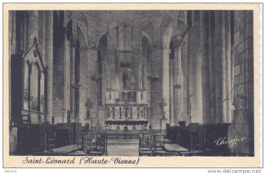 SAINT LEONARD - Intérieur De L´Eglise - Saint Leonard De Noblat