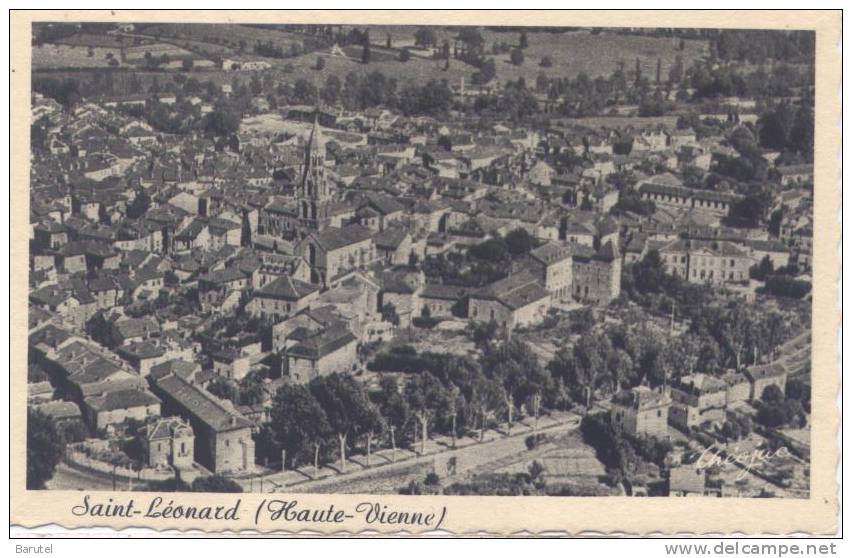 SAINT LEONARD - Vue Aérienne - Saint Leonard De Noblat