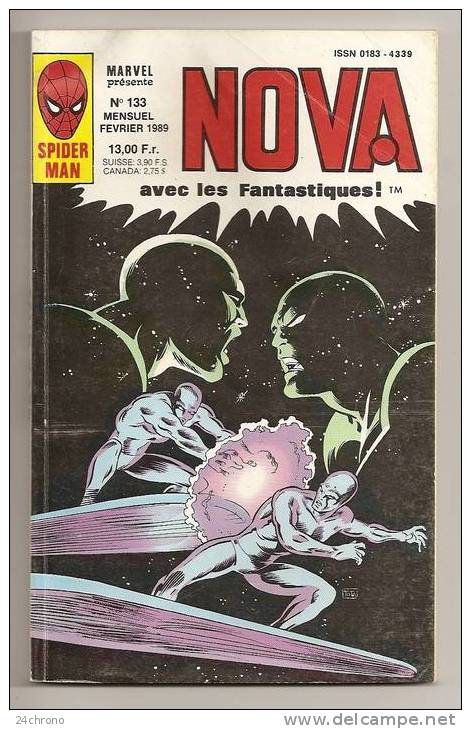 Nova Avec Les Fantastiques, Spider Man N° 133 (08-507) - Nova