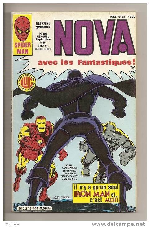 Nova Avec Les Fantastiques, Spider Man N° 104 (08-508) - Nova