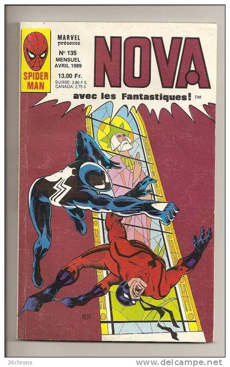 Nova Avec Les Fantastiques, Spider Man N° 135 (08-509) - Nova