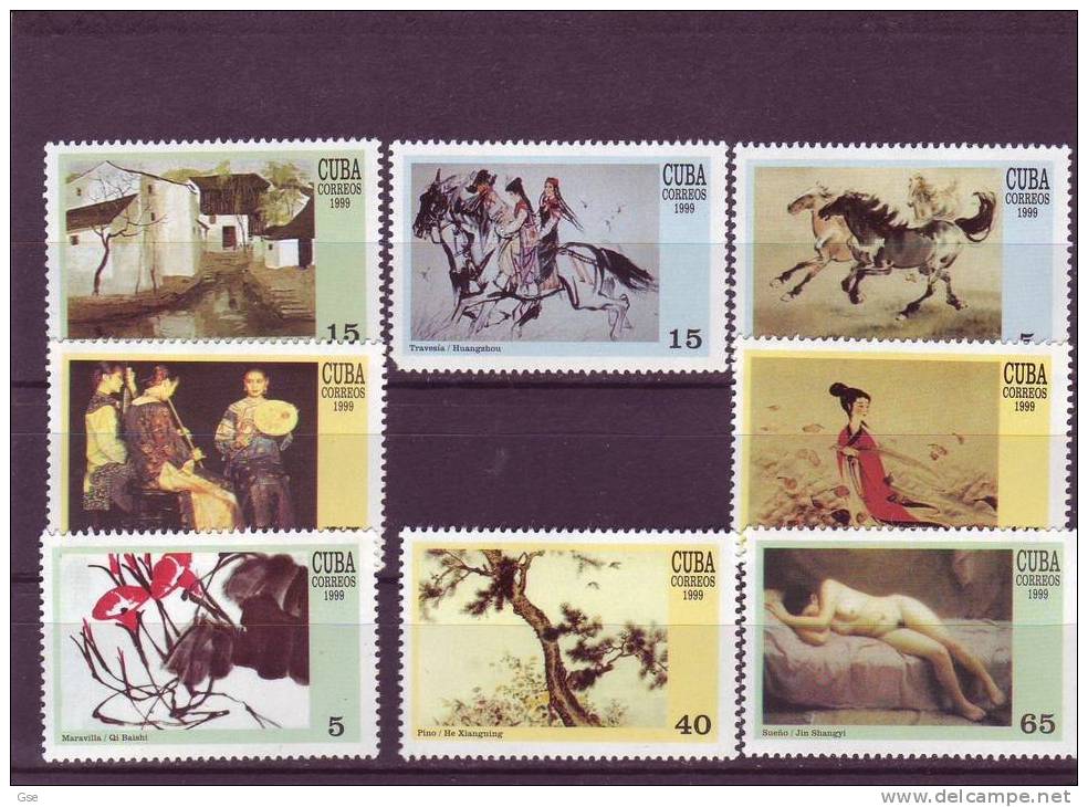 CUBA 1999 -   Yvert  3809/16i** - Quadri Cina - Unused Stamps