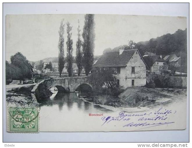 Boncourt Voyagé B. 1904 - Boncourt