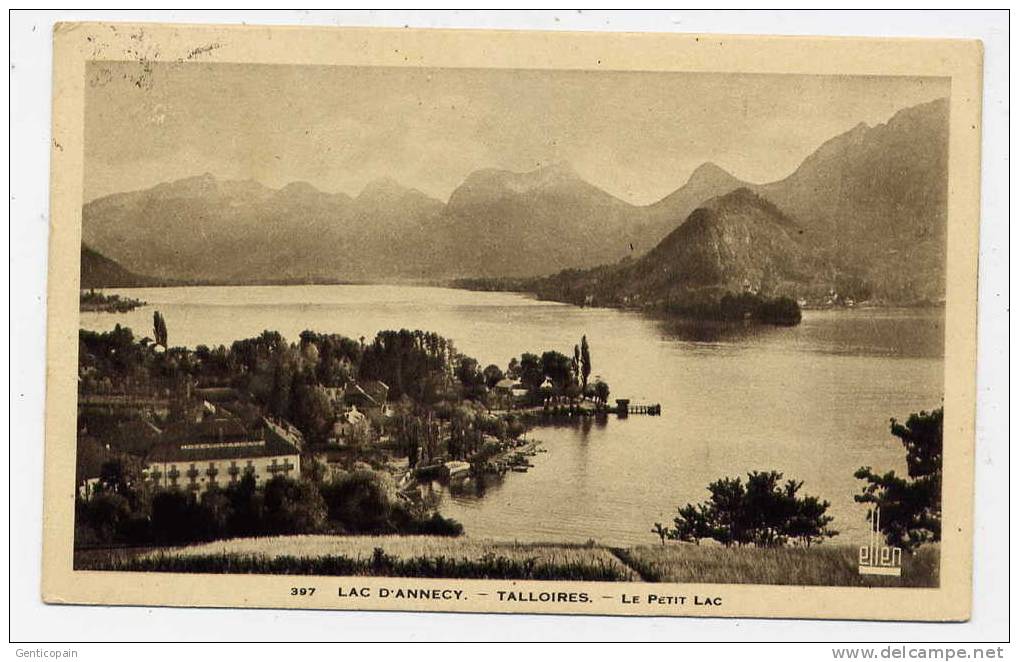 I1 - Lac D'ANNECY - TALLOIRES - Le Petit Lac (1933) - Talloires