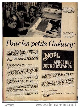 Femmes D´aujourd´hui N° 1129 Du 21/12/1966 Georges GUETARY Les Enfants - Lifestyle & Mode