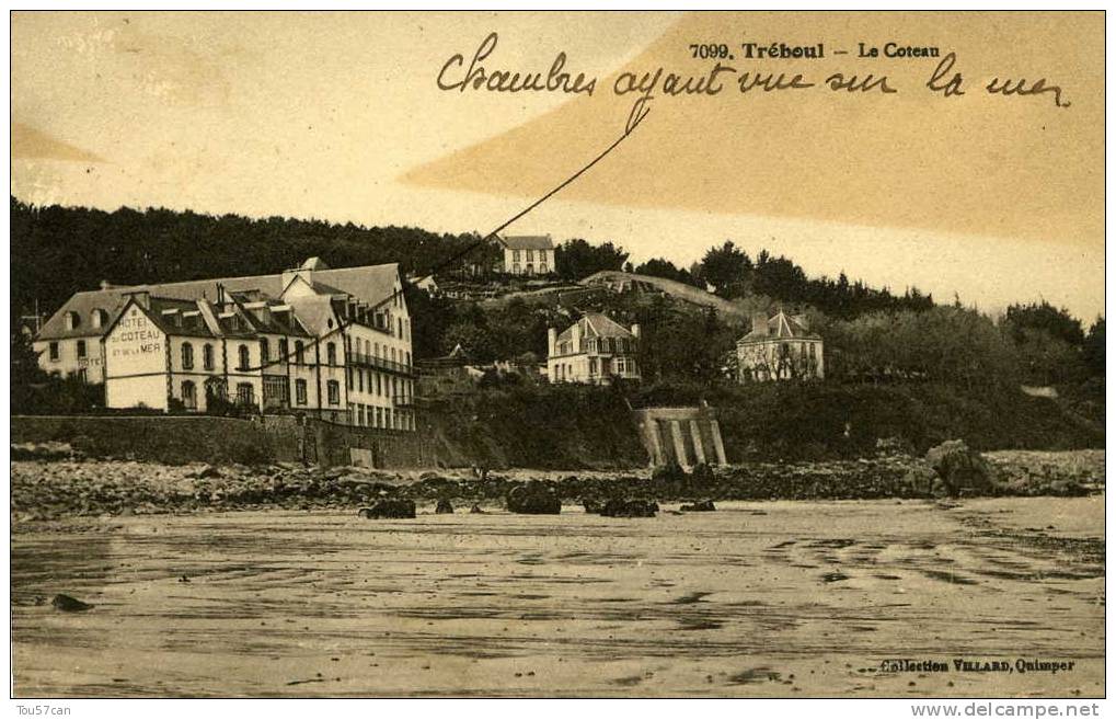 TREBOUL - FINISTERE - BELLE CPA. - Tréboul