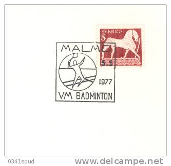 1977 Suede Malmo  Badminton - Badminton