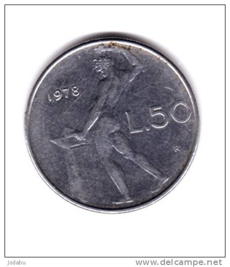 Italie  50 Lires  1978 - 50 Liras