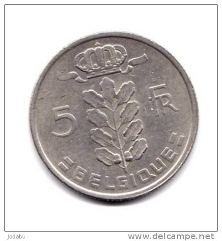Belgique  5 Francs De   1975 - 5 Francs