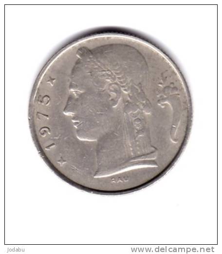 Belgique  5 Francs De   1975 - 5 Francs