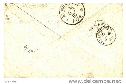 GBV114 / Manchester-Elberfeld 1885, Victoria-Breitformat - Briefe U. Dokumente