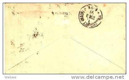 GBV144 / Unterfrankierte GA Nach Deutschland. Nachporto 15 C. - Lettres & Documents