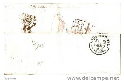 GBV154 / One Penny(2x)1855 - Lettres & Documents