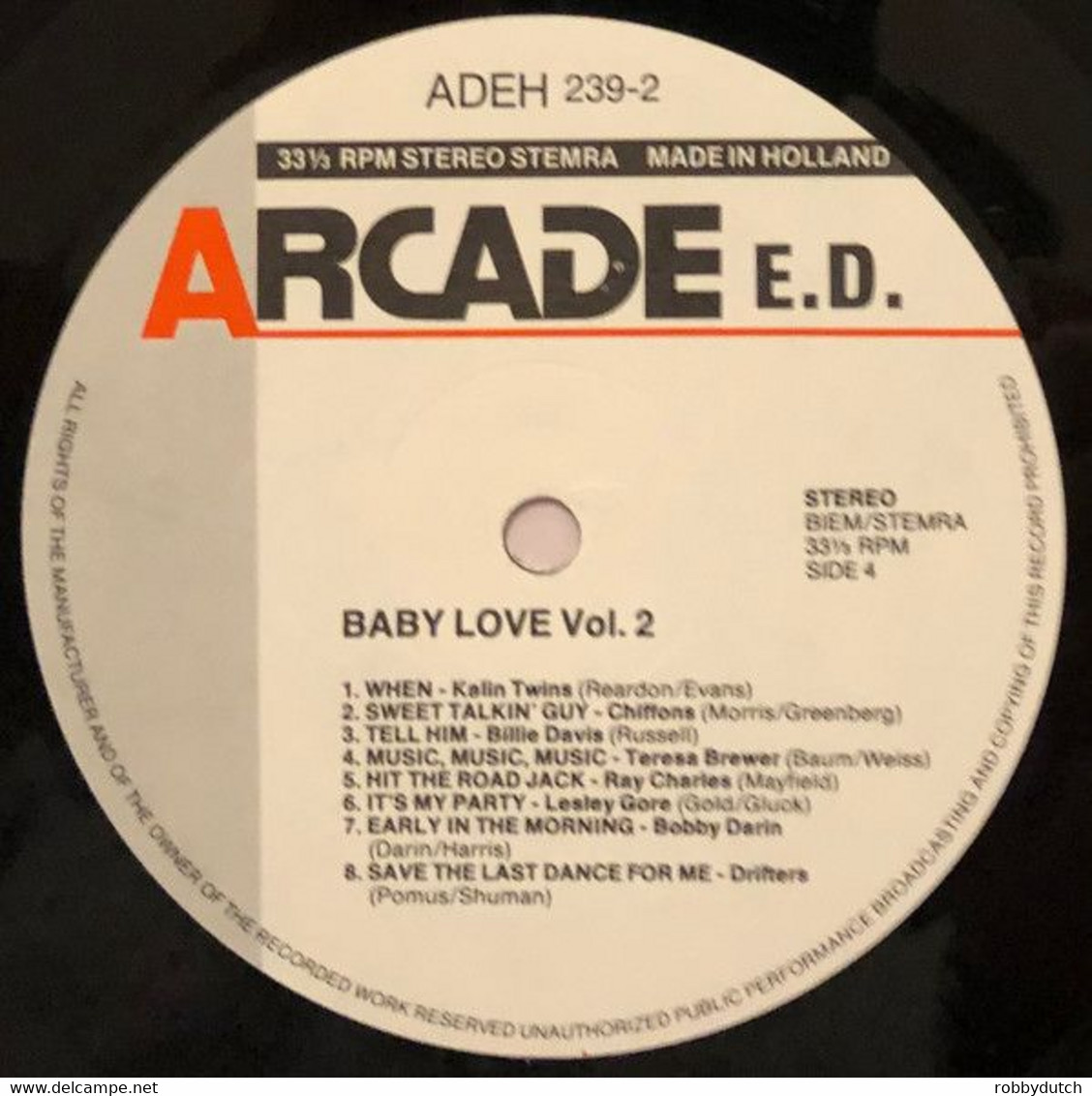 * 2LP * BABY LOVE Vol.2 - VARIOUS ARTISTS (Holland 1987 ex!!!)