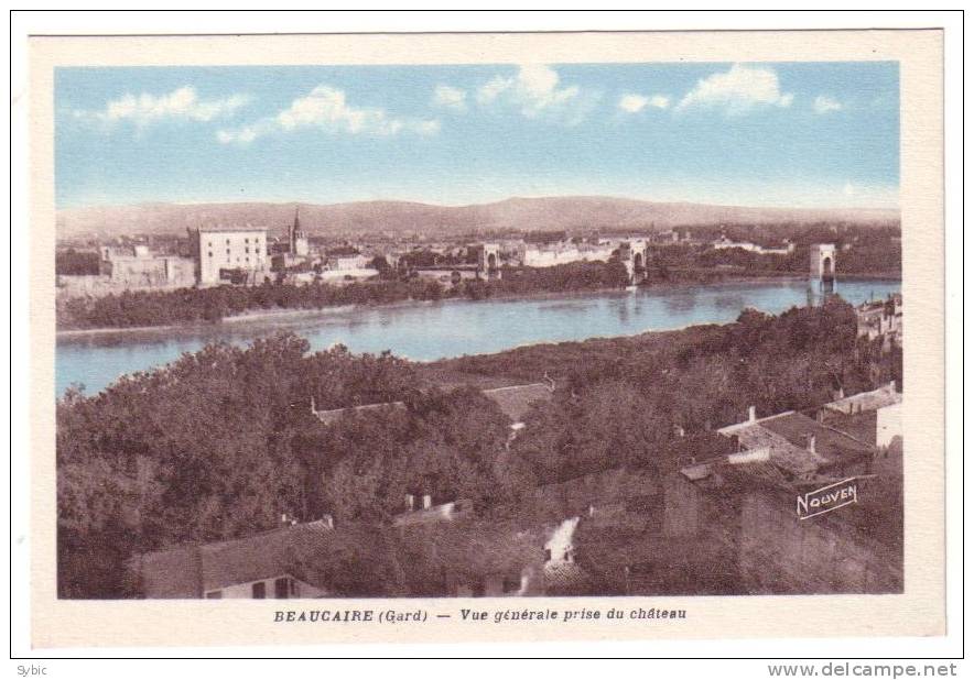 BEAUCAIRE - Vue Générale Prise Du Château - Beaucaire