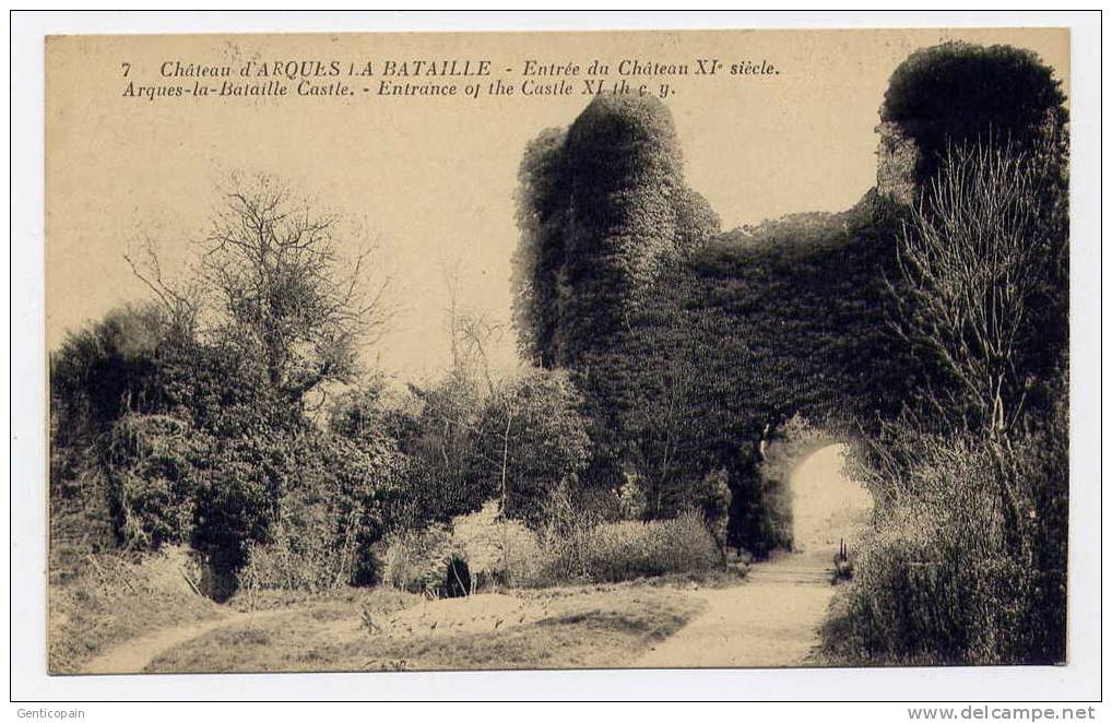 I1 - Château D'ARQUES-la-BATAILLE - Entrée Du XIè Siècle - Arques-la-Bataille