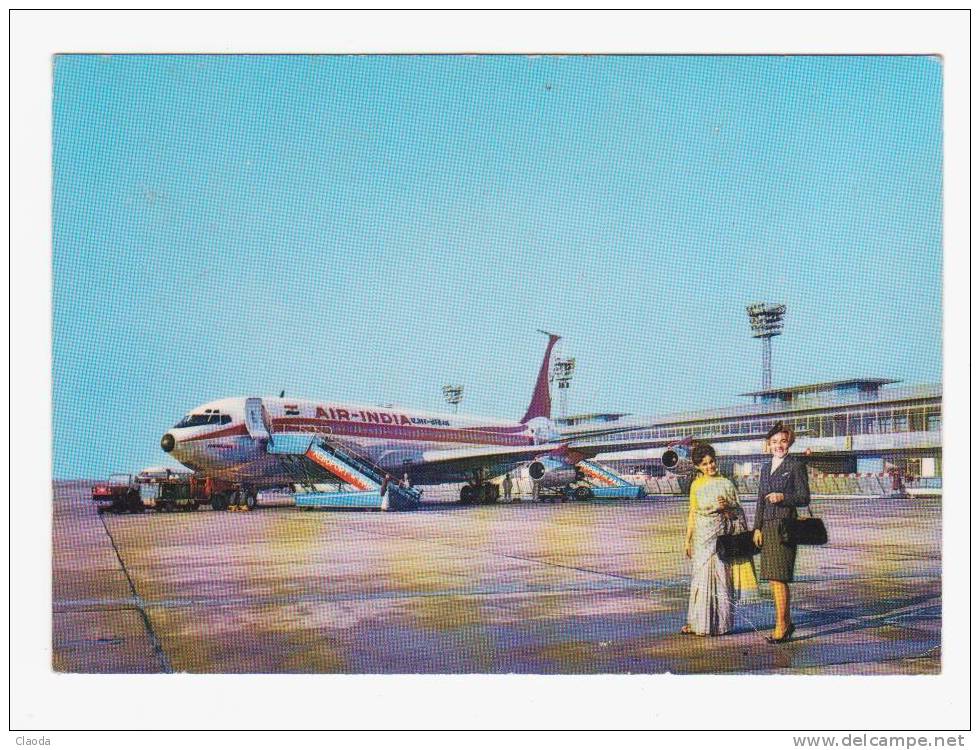 4663  CP Avion ( Boeing 707 D'AIR INDIA). - 1946-....: Moderne