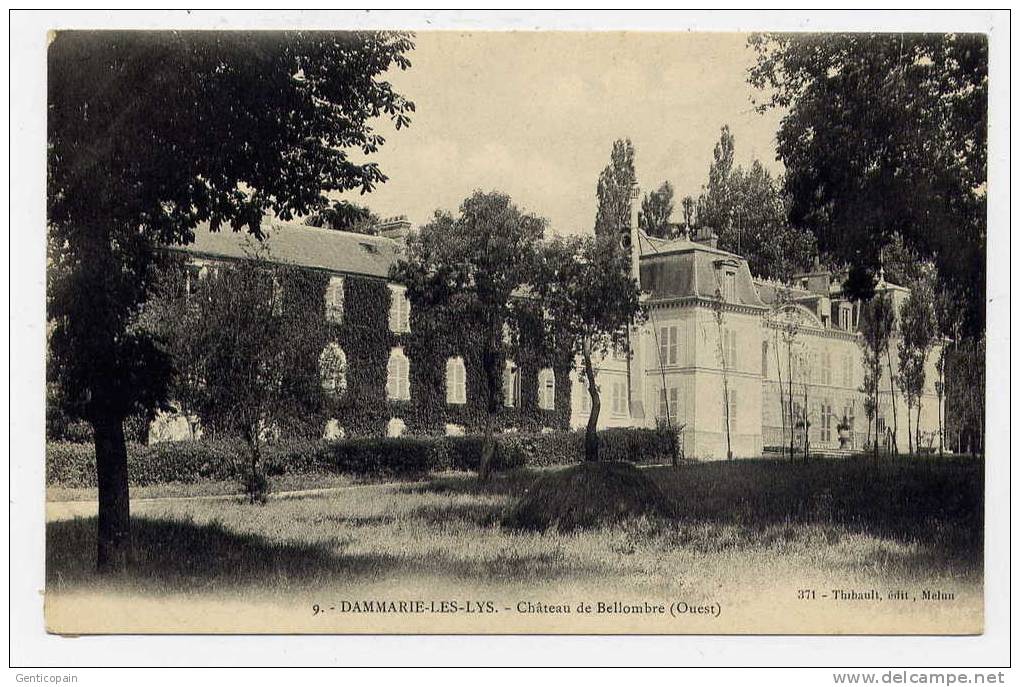 I1 - DAMMARIE-les-LYS - Château De BELLOMBRE (Ouest) - Dammarie Les Lys