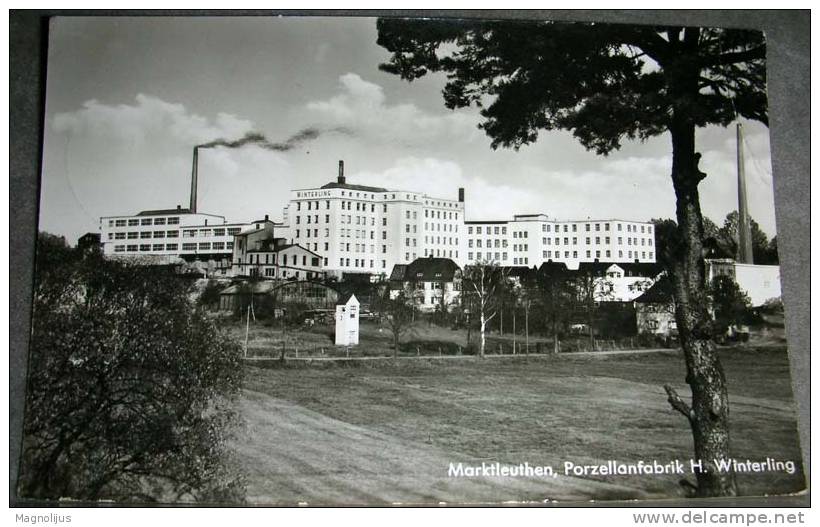 Germany,Marktleuthen,Porzellanfabrik,H.Winterling,Fine China,Factory,Porcelain,Original Photo,postcard - Wunsiedel