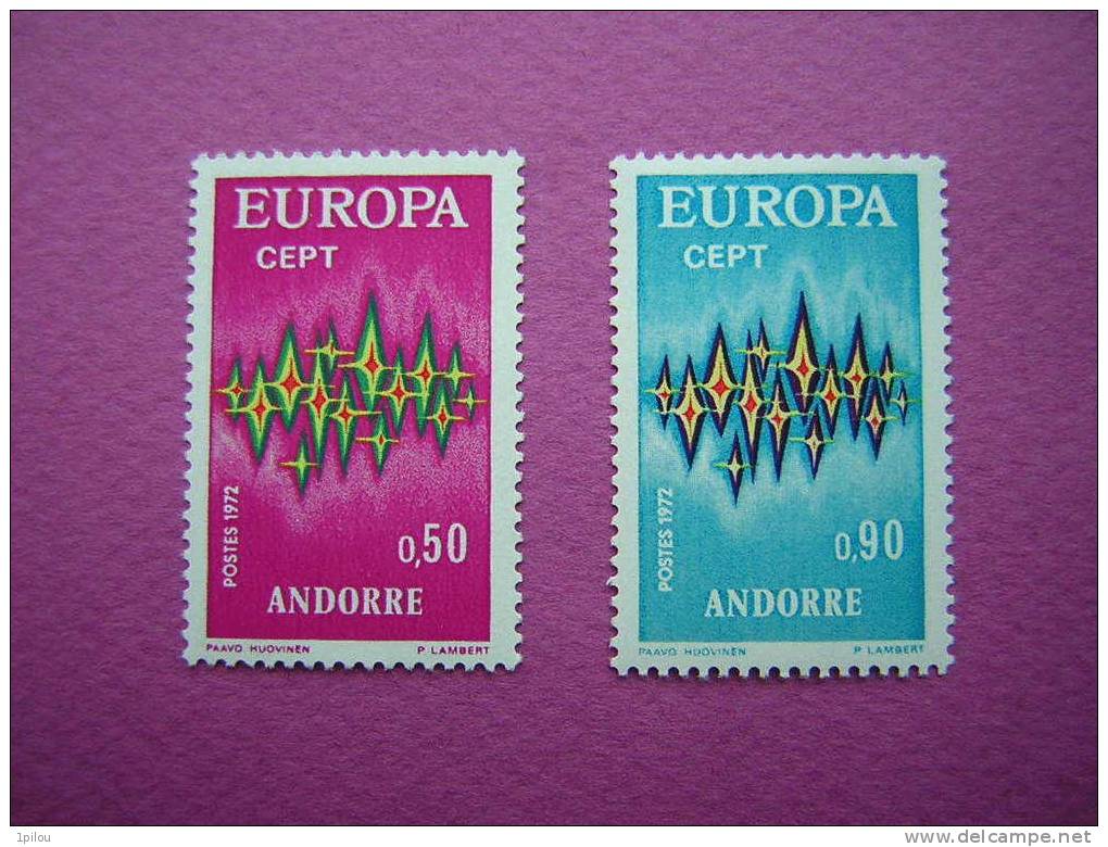 ANDORRE. EUROPA 1972 - 1972