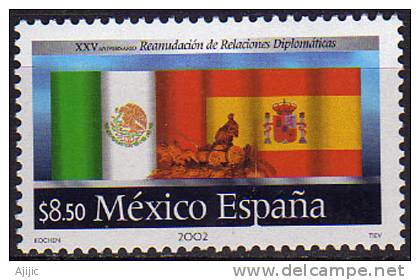 Mexique-Espagne  1 T-p Neuf ** (Scott # 2298).  PRIX REDUIT! - Emissions Communes