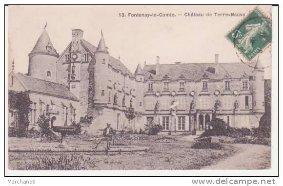 FONTENAY LE COMTE . CHATEAU DE TERRE NEUVE - Fontenay Le Comte