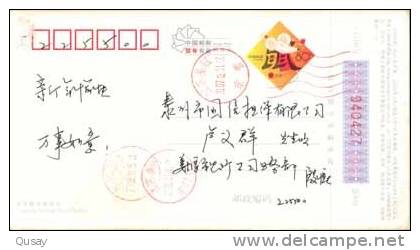 Cartoon Doll Football Soccer Suspension Loop Running  ,   Pre-stamped Card , Postal Stationery - Poupées
