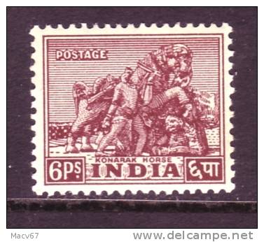 India 208  **  FAUNA  HORSE - 1936-47 King George VI