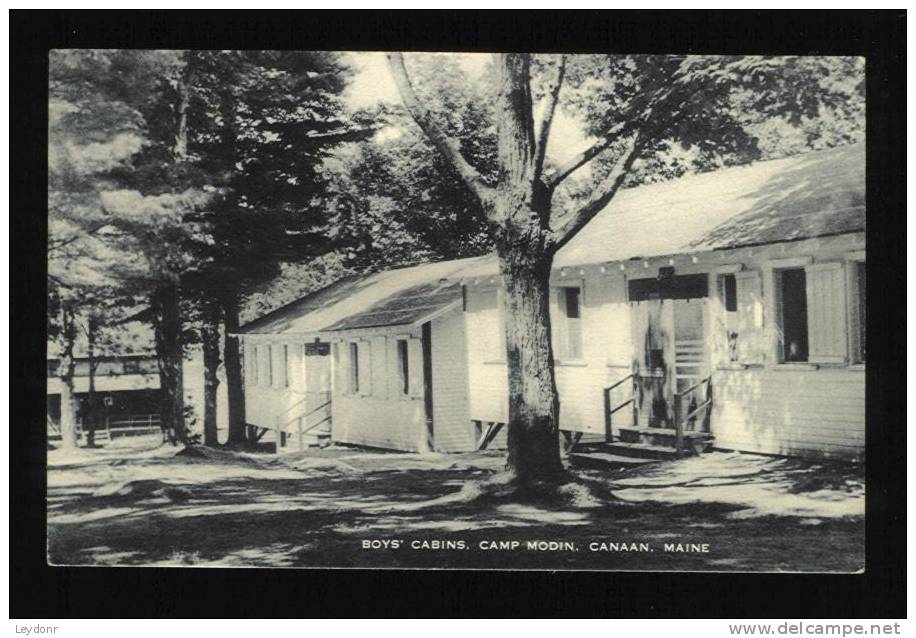 Boys' Cabins, Camp Modin, Cannan, Maine - Sonstige & Ohne Zuordnung