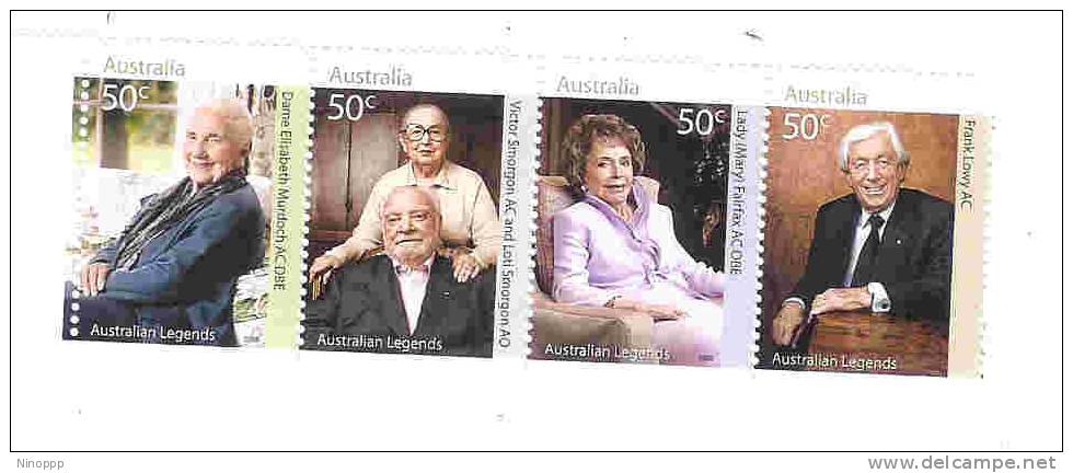 Australia-2008 Australian Legends Of Philanthropy  Set MNH - Ungebraucht