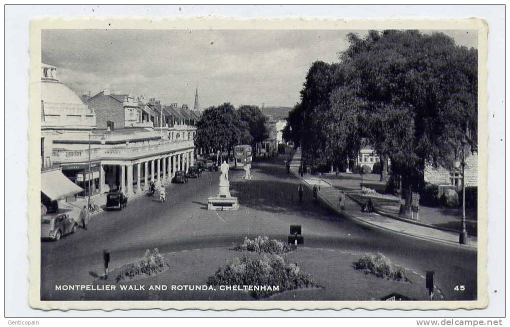 I1 - CHELTENHAM - Montpeller Walk And Rotunda (1960 - Oblitération De Cheltenham) - Cheltenham