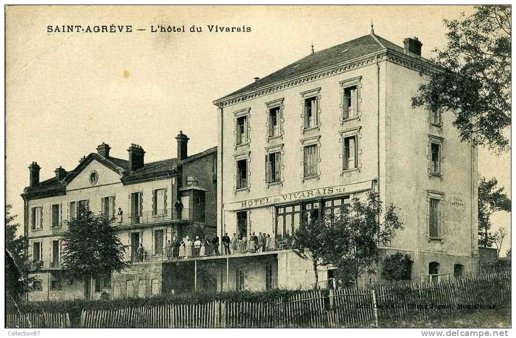 07 - ARDECHE - SAINT AGREVE - HOTEL Du VIVARAIS - Saint Agrève