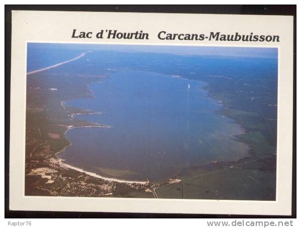 CPM CARCANS MAUBUISSON Le Plus Grand Lac De France Au Bord De L'Océan Atlantique - Carcans