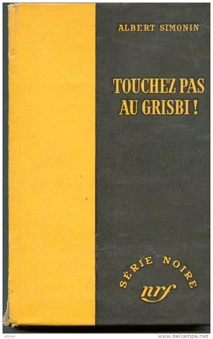 N° 148 - REED 1954  - SIMONIN -  TOUCHEZ PAS AU GRISBI - Série Noire
